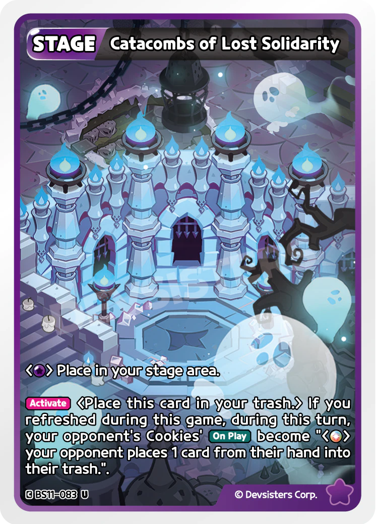 Image for Catacombs of Lost Solidarity (BS11-083) [The Dark Enchantress War] - CookieRun: Braverse TCG