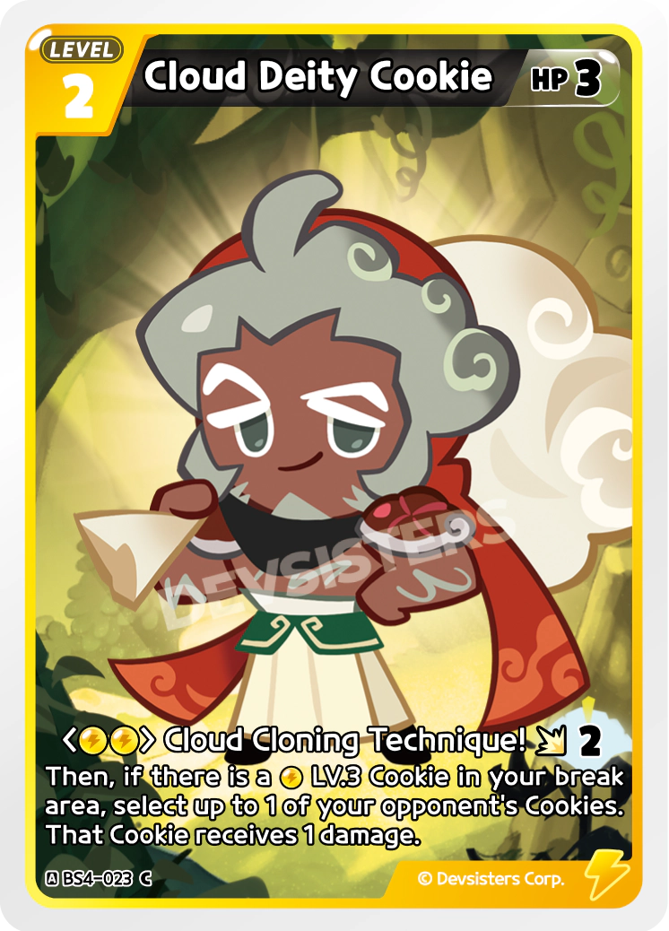 Image for Cloud Deity Cookie (BS4-023) [Age of Heroes and Kingdoms] - CookieRun: Braverse TCG