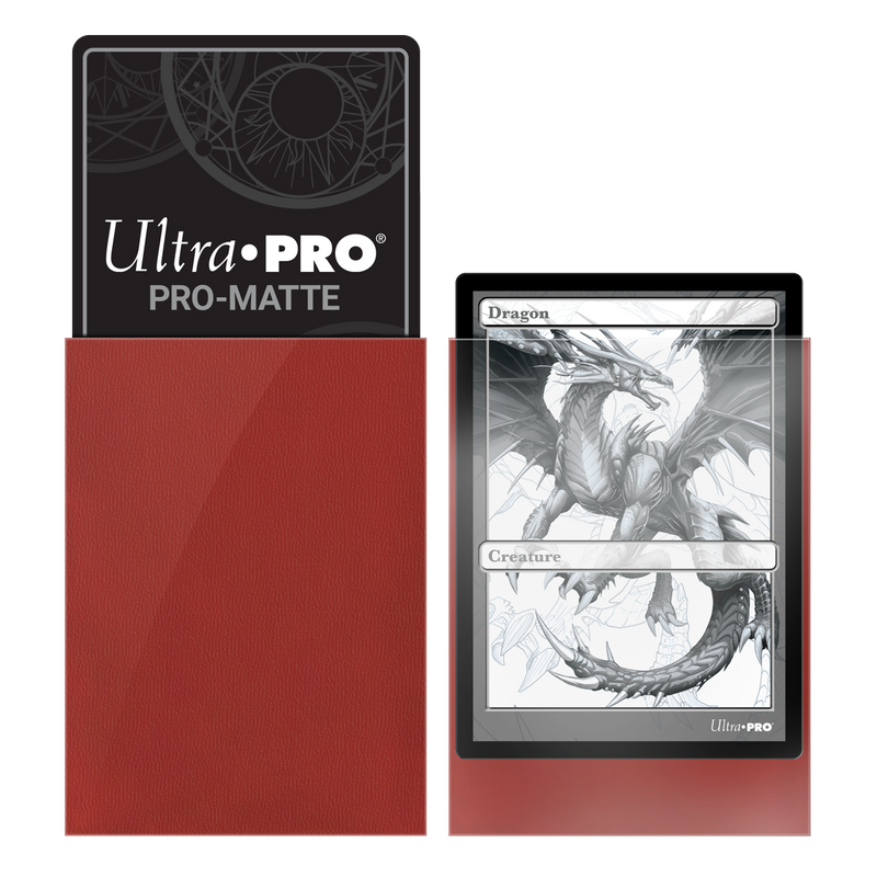Ultra PRO: Standard 100ct Sleeves - PRO-Matte (Red)