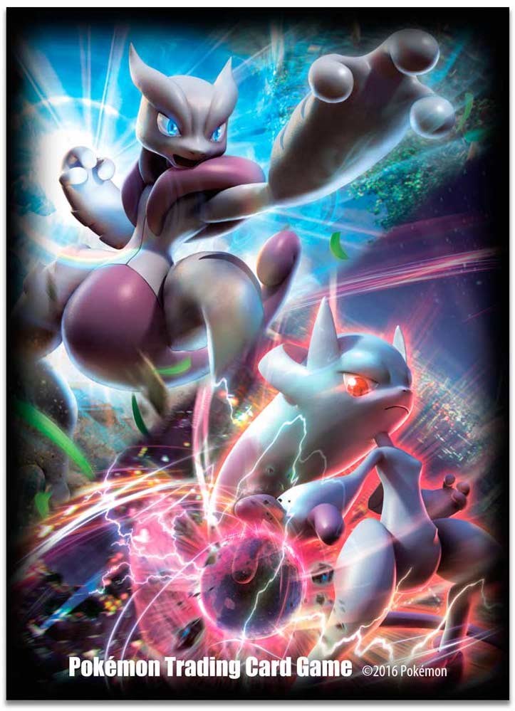 Card Sleeves - Mega Mewtwo X and Mega Mewtwo Y Card Sleeves - Mega Mewtwo X and Mega Mewtwo Y