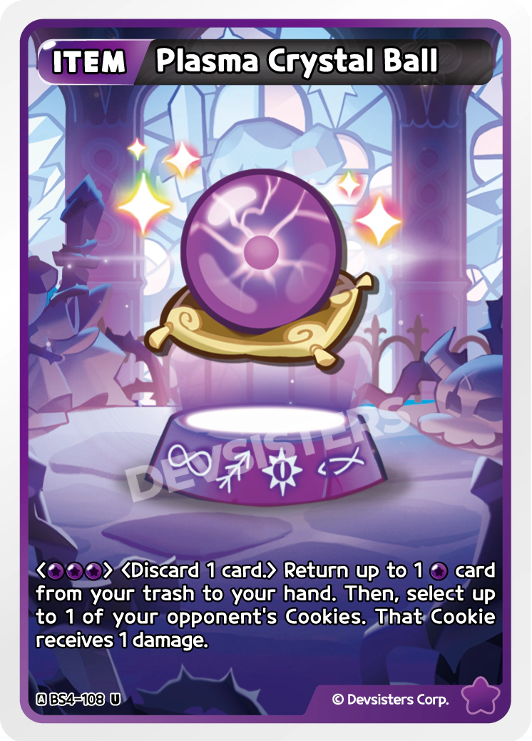 Image for Plasma Crystal Ball (BS4-108) [Age of Heroes and Kingdoms] - CookieRun: Braverse TCG