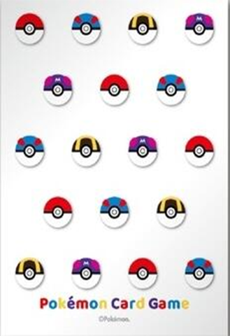Card Sleeves - Pokeball collection (64-Pack) (Pokemon Center Japan Exclusive)