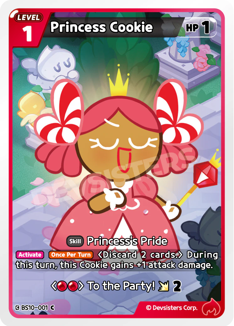 Image for Princess Cookie (BS10-001) [Paradise of Passion & Sloth / Catacombs of Silence] - CookieRun: Braverse TCG