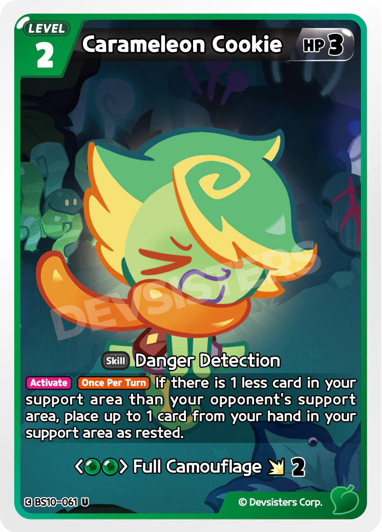 Image for Carameleon Cookie (BS10-061) [Paradise of Passion & Sloth / Catacombs of Silence] - CookieRun: Braverse TCG