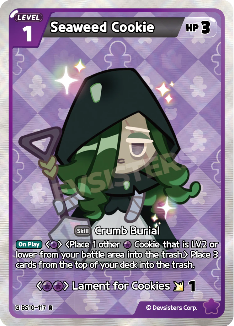 Image for Seaweed Cookie (BS10-117) [Paradise of Passion & Sloth / Catacombs of Silence] - CookieRun: Braverse TCG