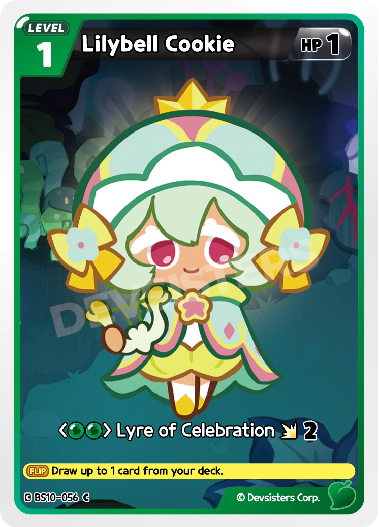 Image for Lilybell Cookie (BS10-056) [Paradise of Passion & Sloth / Catacombs of Silence] - CookieRun: Braverse TCG