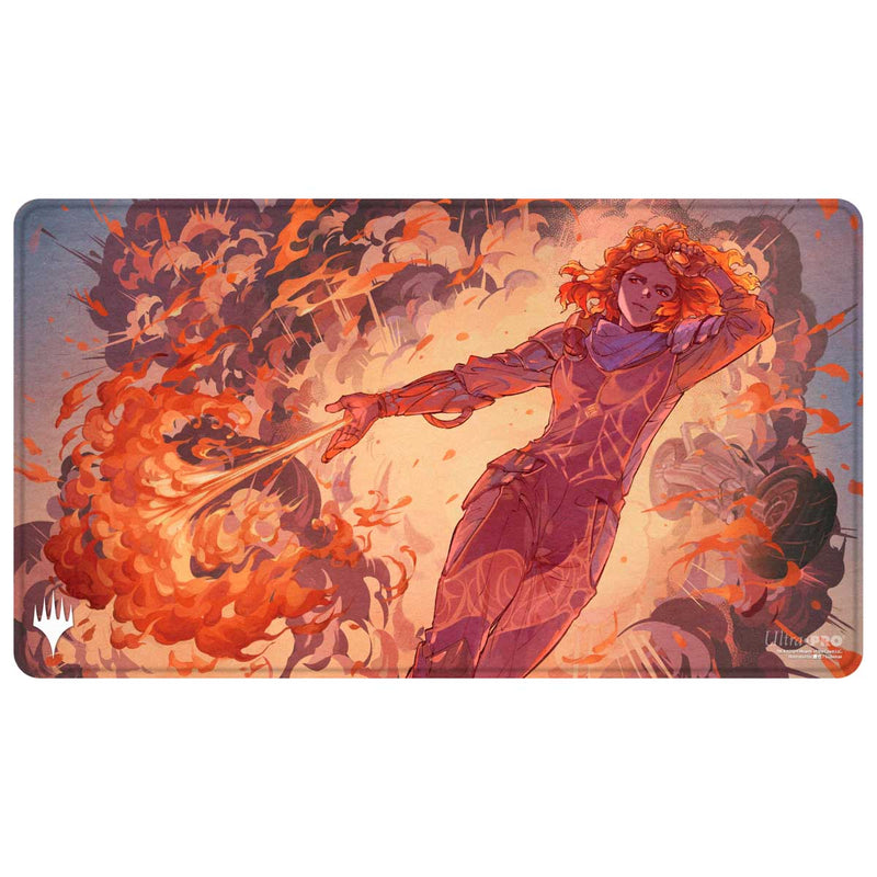 Ultra PRO: Black Stitched Playmat - Aetherdrift (Special Guest: Chandra's Ignition)