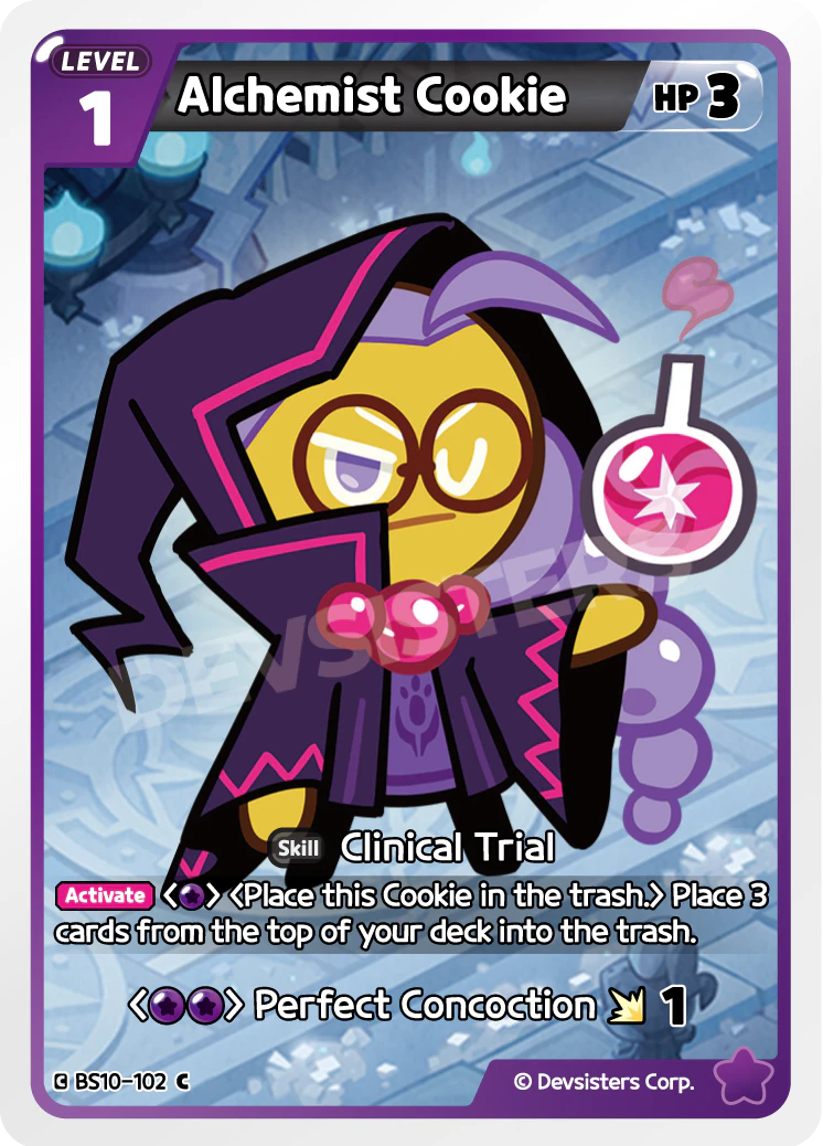 Image for Alchemist Cookie (BS10-102) [Paradise of Passion & Sloth / Catacombs of Silence] - CookieRun: Braverse TCG
