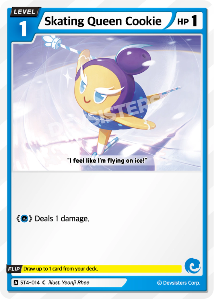 Image for Skating Queen Cookie (ST4-014) [Starter Deck BLUE] - CookieRun: Braverse TCG