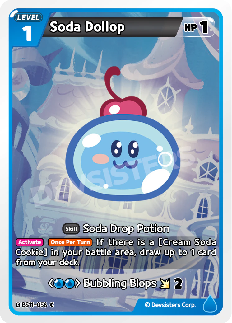 Image for Soda Dollop (BS11-056) [The Dark Enchantress War] - CookieRun: Braverse TCG