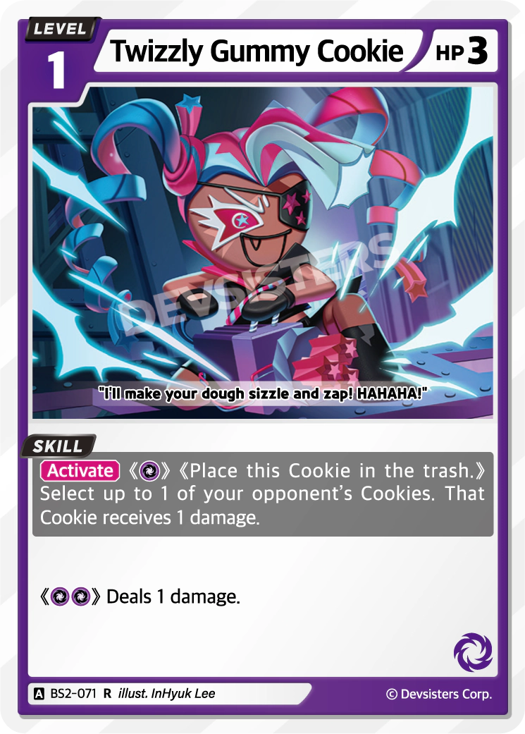 Image for Twizzly Gummy Cookie (BS2-071) [BRAVE BEGINNING] - CookieRun: Braverse TCG