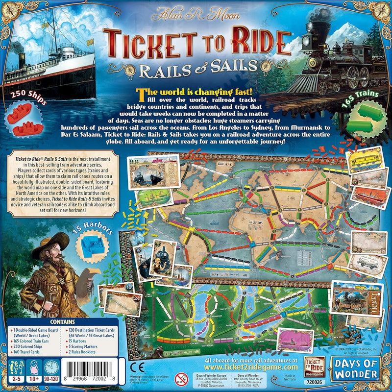 Ticket to Ride: Rails and Sails