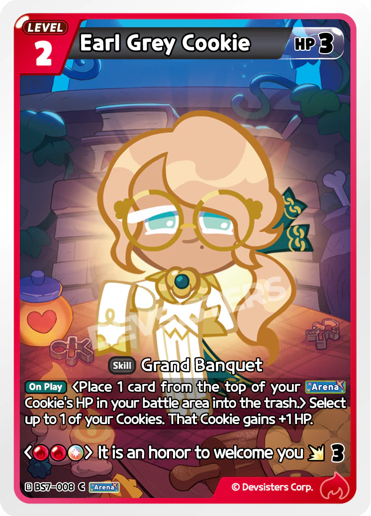 Image for Earl Grey Cookie (BS7-008) [Arena of Glory] - CookieRun: Braverse TCG