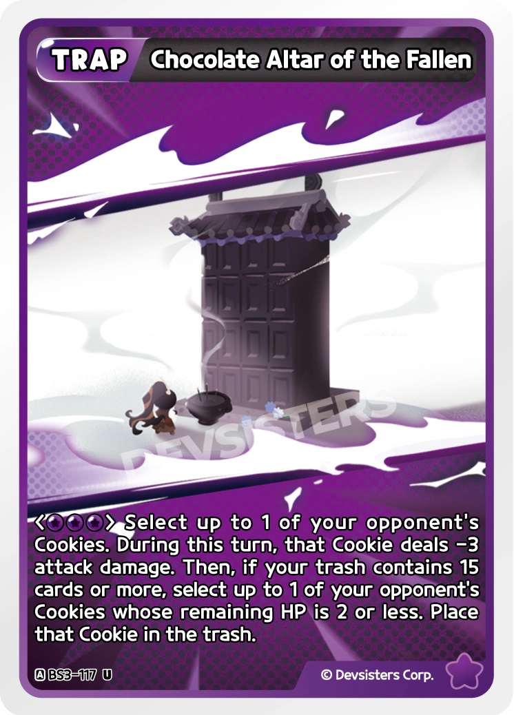 Image for Chocolate Altar of the Fallen (BS3-117) [Age of Heroes and Kingdoms] - CookieRun: Braverse TCG