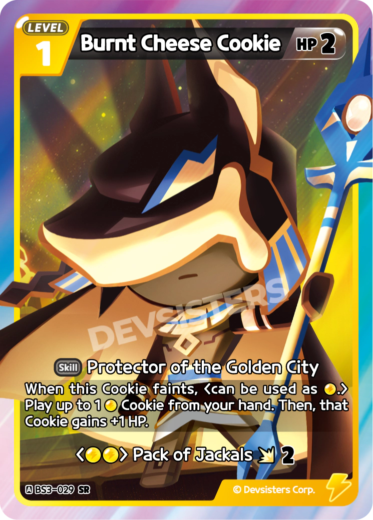 Image for Burnt Cheese Cookie (BS3-029) [Age of Heroes and Kingdoms] - CookieRun: Braverse TCG