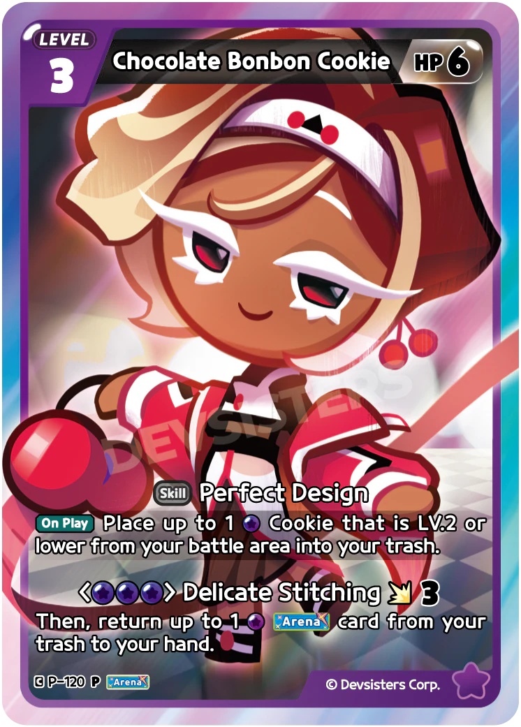 Image for Chocolate Bonbon Cookie (P-120) [Promotion Card] - CookieRun: Braverse TCG