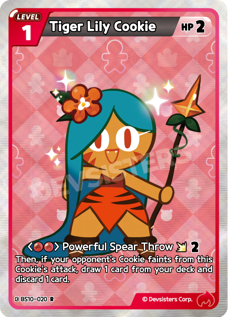 Image for Tiger Lily Cookie (BS10-020) [Paradise of Passion & Sloth / Catacombs of Silence] - CookieRun: Braverse TCG