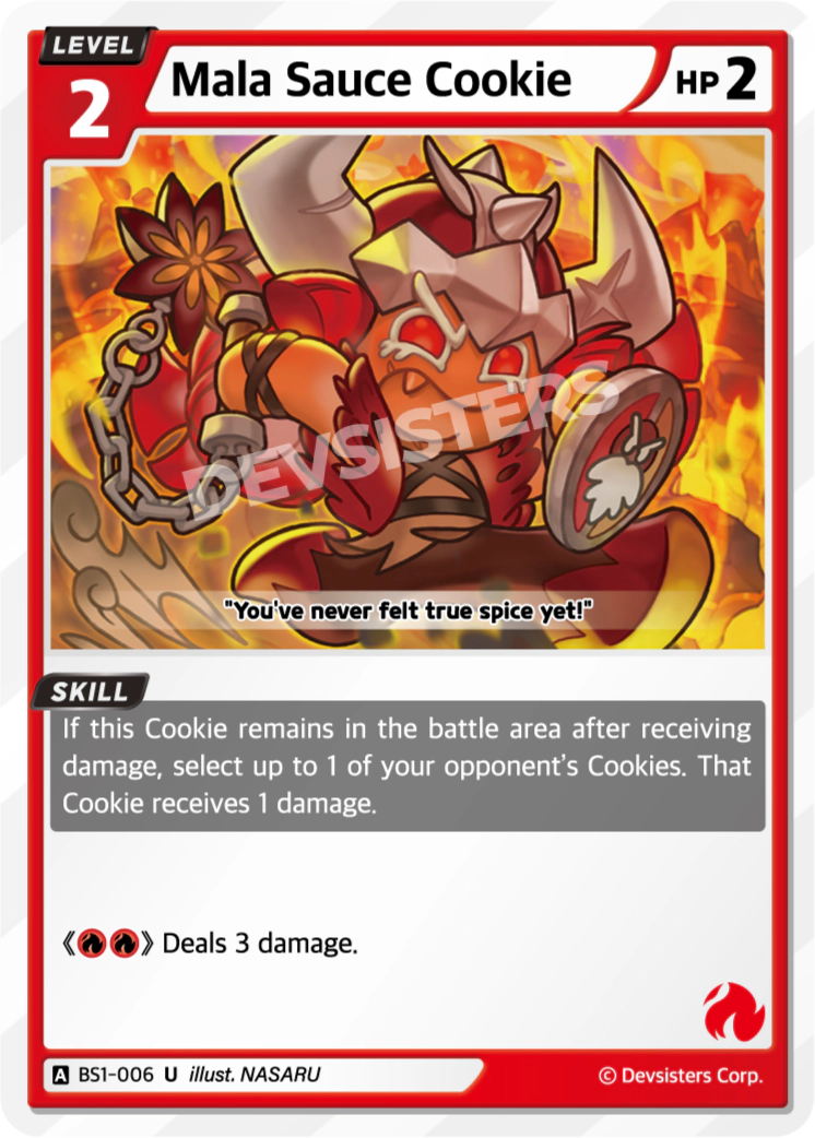 Image for Mala Sauce Cookie (BS1-006) [BRAVE BEGINNING] - CookieRun: Braverse TCG
