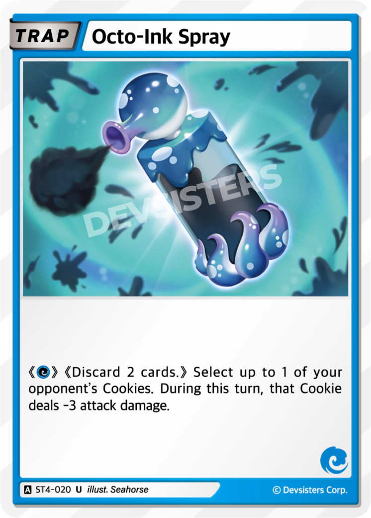 Image for Octo-Ink Spray (ST4-020) [Starter Deck BLUE] - CookieRun: Braverse TCG