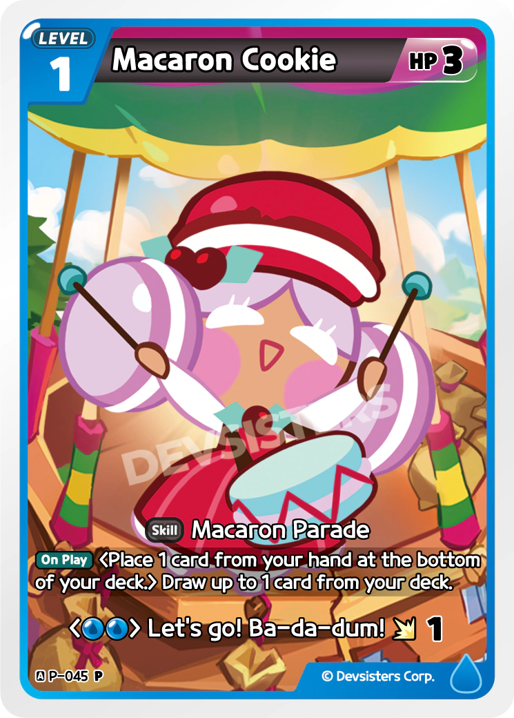 Image for Macaron Cookie (P-045) [Promotion Card] - CookieRun: Braverse TCG