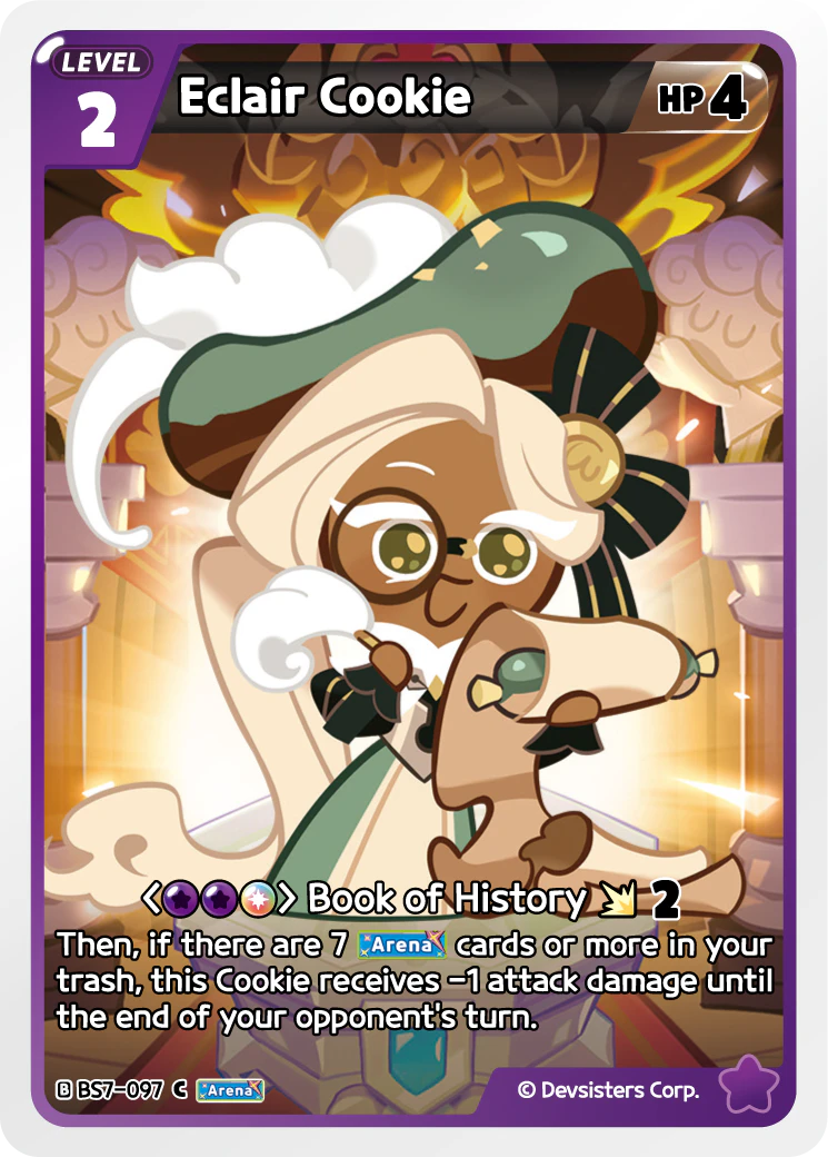 Image for Eclair Cookie (BS7-097) [Arena of Glory] - CookieRun: Braverse TCG
