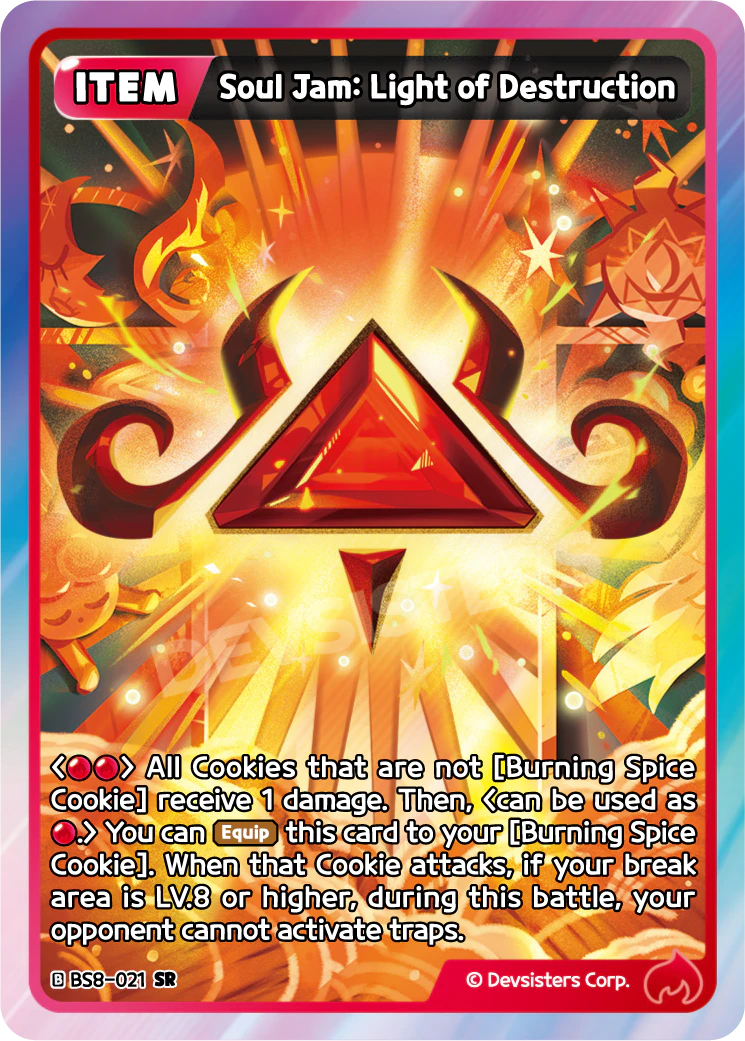 Image for Soul Jam: Light of Destruction (BS8-021) [Land of Fire & Ruin, Realm of Apathy] - CookieRun: Braverse TCG