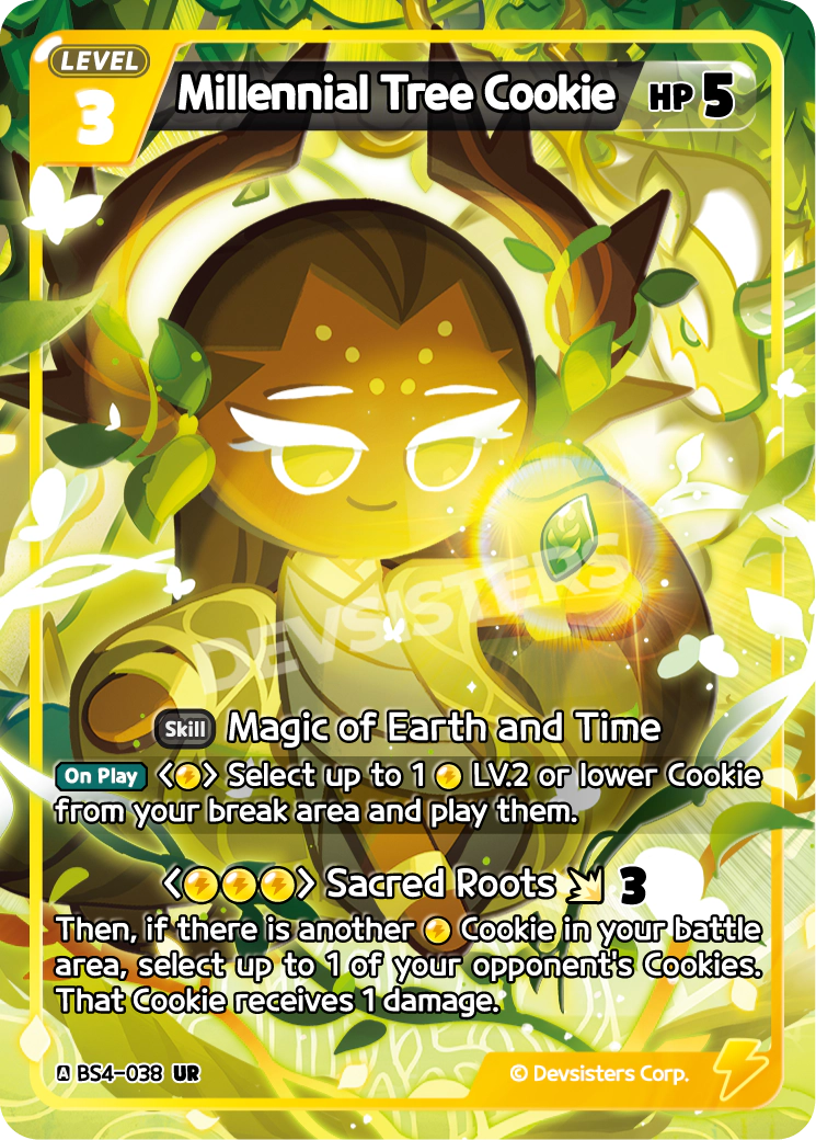 Image for Millennial Tree Cookie (BS4-038) [Age of Heroes and Kingdoms] - CookieRun: Braverse TCG