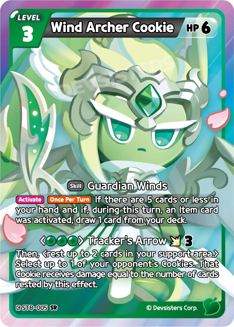 Image for Wind Archer Cookie (ST8-005) [Guardian Winds] - CookieRun: Braverse TCG