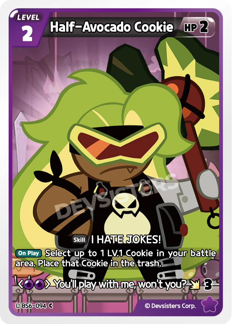 Image for Half-Avocado Cookie (BS6-094) [Operation Timeguard] - CookieRun: Braverse TCG