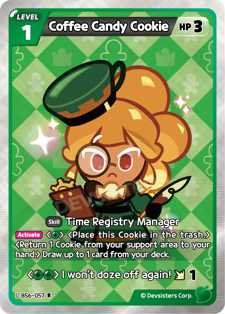 Image for Coffee Candy Cookie (BS6-057) [Operation Timeguard] - CookieRun: Braverse TCG