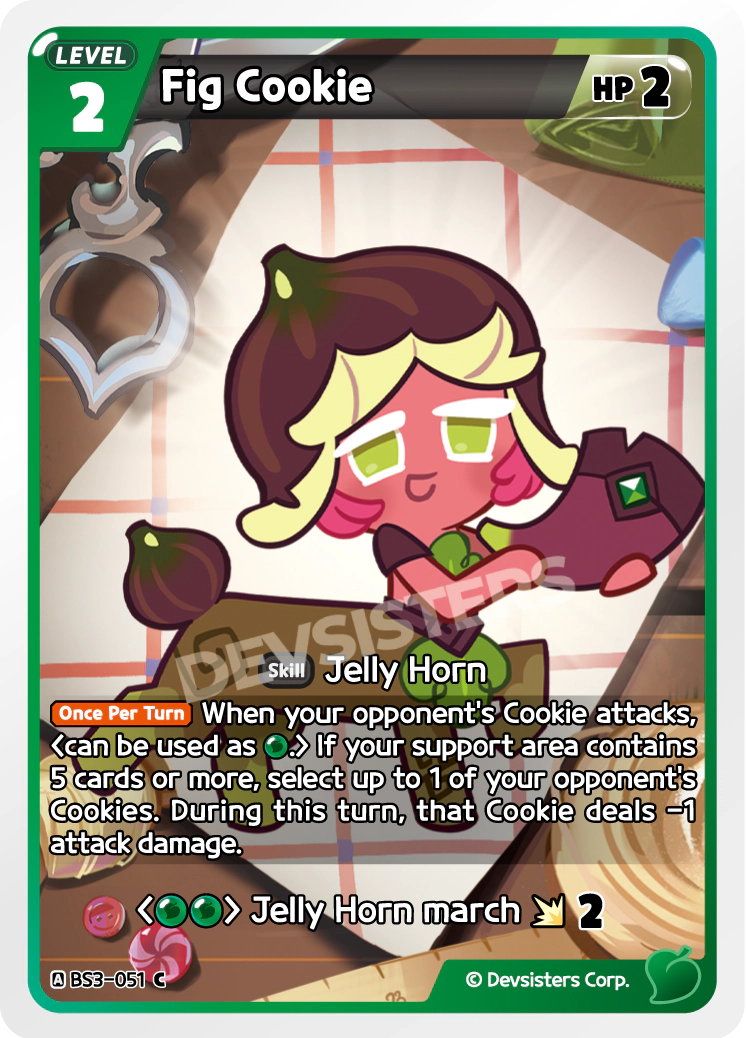Image for Fig Cookie (BS3-051) [Age of Heroes and Kingdoms] - CookieRun: Braverse TCG