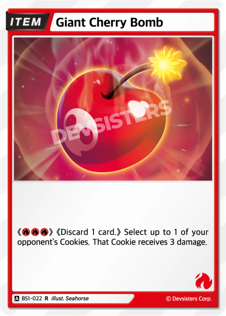 Image for Giant Cherry Bomb (BS1-022) [BRAVE BEGINNING] - CookieRun: Braverse TCG
