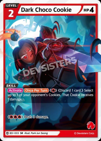 Dark Choco Cookie (BS1-003) (SR) [Brave Beginning]