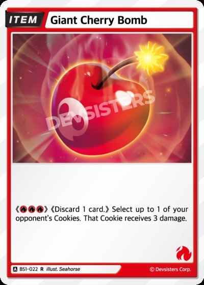 Giant Cherry Bomb (BS1-022) (R) [Brave Beginning]