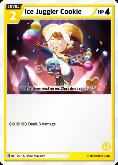 Ice Juggle Cookie (BS1-027) (C) [Brave Beginning]