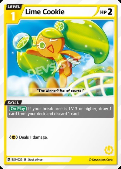 Lime Cookie (BS1-029) (U) [Brave Beginning]