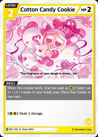 Cotton Candy Cookie (BS1-035) (U) [Brave Beginning]