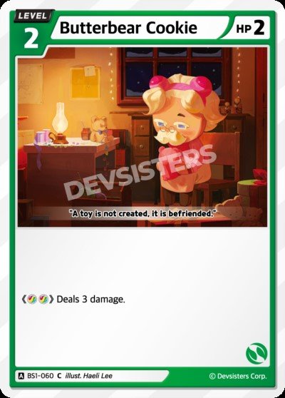Butterbear Cookie (BS1-060) (C) [Brave Beginning]