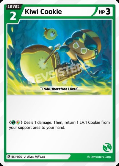 Kiwi Cookie (BS1-070) (U) [Brave Beginning]