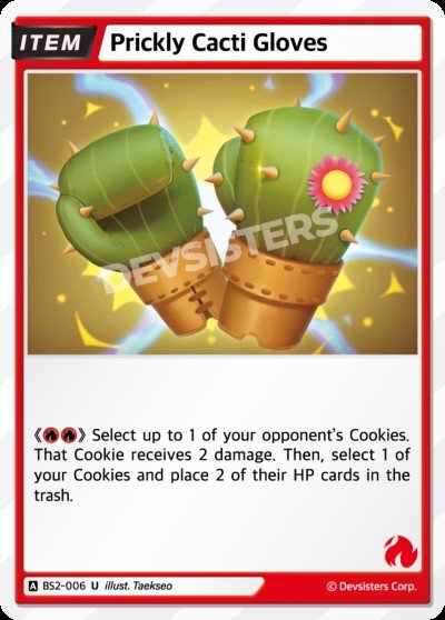 Prickly Cacti Gloves (BS2-006) (U) [Brave Beginning]