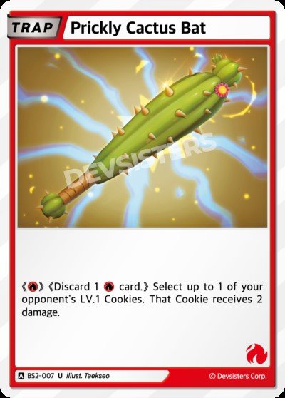 Prickly Cactus Bat (BS2-007) (U) [Brave Beginning]