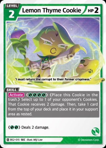 Lemon Thyme Cookie (BS2-015) (SEC) [Brave Beginning]