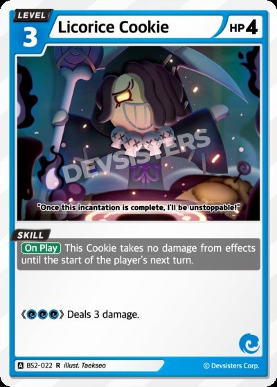 Licorice Cookie (BS2-022) (R) [Brave Beginning]