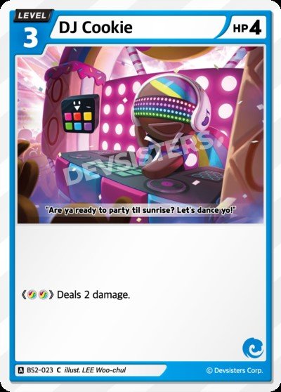 DJ Cookie (BS2-023) (C) [Brave Beginning]