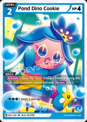 Pond Dino Cookie (BS2-028) (SR) [Brave Beginning]