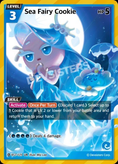 Sea Fairy Cookie (BS2-029) (UR) [Brave Beginning]