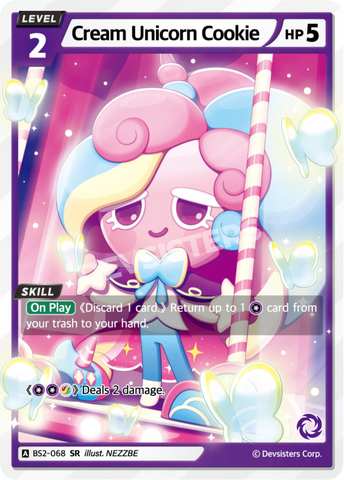 Cream Unicorn Cookie (BS2-068) (SR) [Brave Beginning]