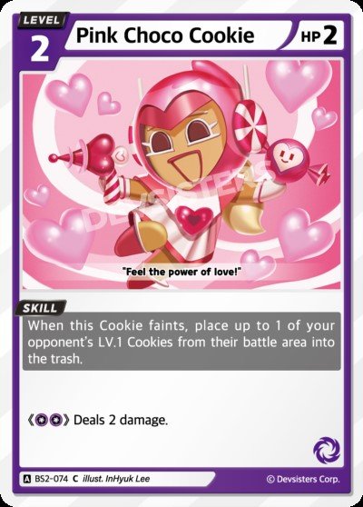 Pink Choco Cookie (BS2-074) (C) [Brave Beginning]
