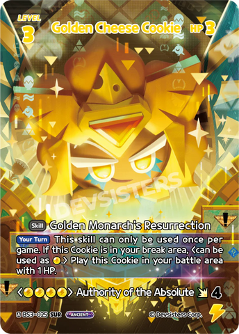 Golden Cheese Cookie (BS3-025) (SUR) [Age of Heroes and Kingdoms]