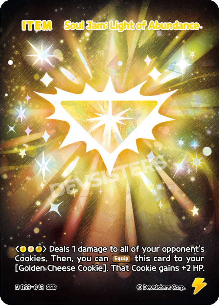 Soul Jam: Light of Abundance (BS3-043) (SSR) [Age of Heroes and Kingdoms]